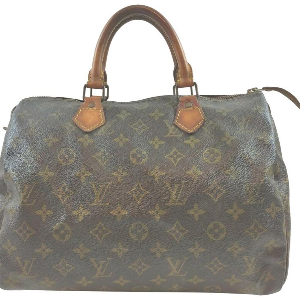 Louis Vuitton Monogram Speedy 30 Boston Bag